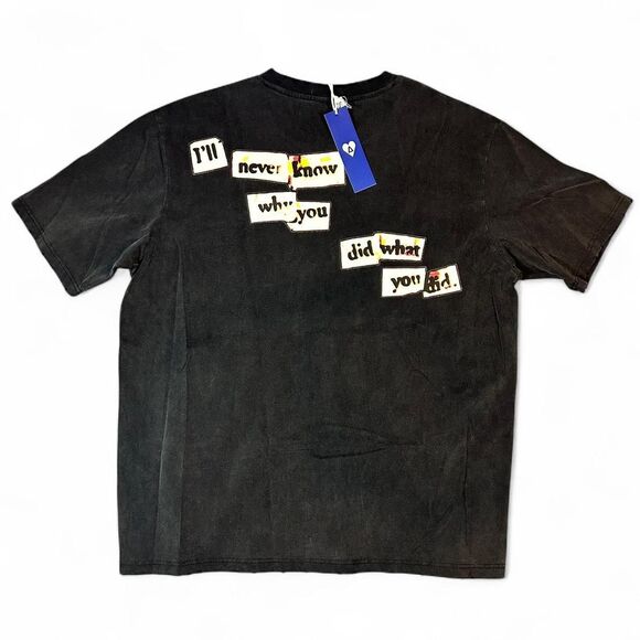 NWT Aelfric Eden Men’s Printed Black T-Shirt XL - Picture 4 of 6